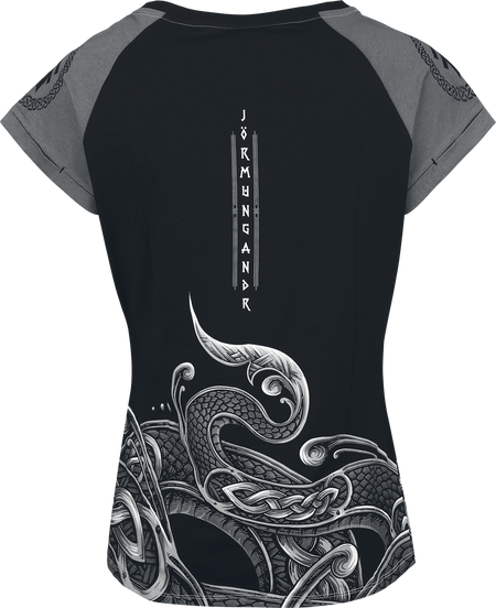 T-Shirt Manches courtes  de Amon Amarth - EMP Signature Collection - S à XL - pour Femme - noir/gris - Amon Amarth - View 2