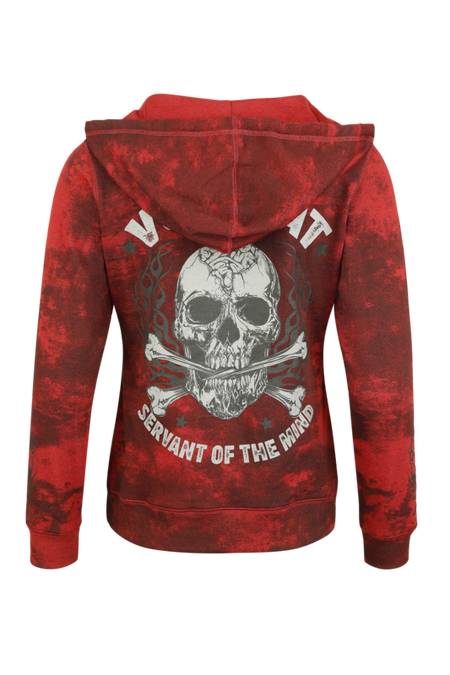 Sweat-shirt à capuche  de Volbeat - EMP Signature Collection - S à 3XL - pour Femme - rouge foncé - Volbeat - View 2