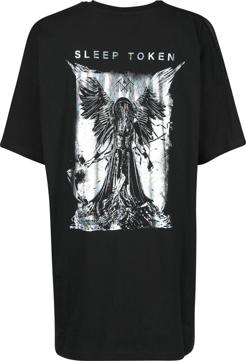 T-Shirt Manches courtes  de Sleep Token - EMP Signature Collection - Oversize - S à 3XL - pour Femme - noir - Sleep Token - View 2
