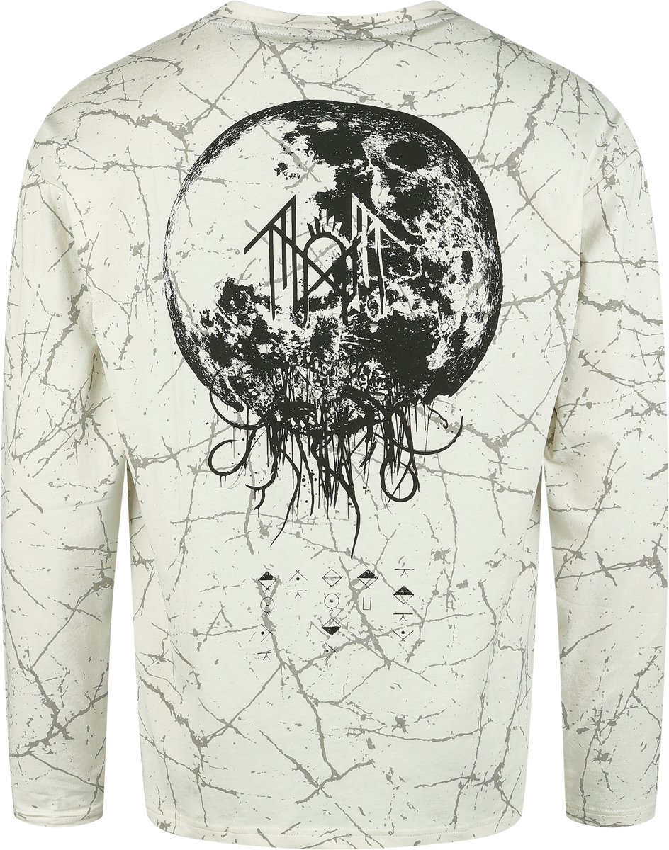 T-shirt manches longues  de Sleep Token - EMP Signature Collection - Oversize - S à XXL - pour Homme - blanc cassé - Sleep Token - View 2