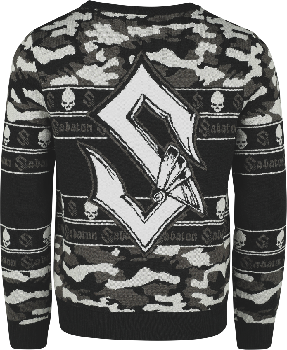 Pull de Noël  de Sabaton - Holiday Sweater - M - pour Homme - multicolore - Sabaton - View 2