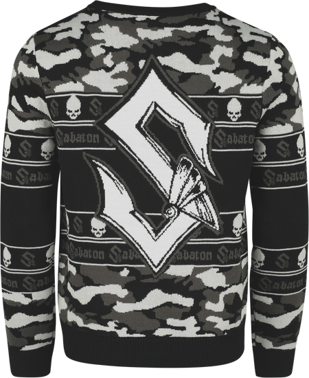Pull de Noël  de Sabaton - Holiday Sweater - M - pour Homme - multicolore - Sabaton - View 2