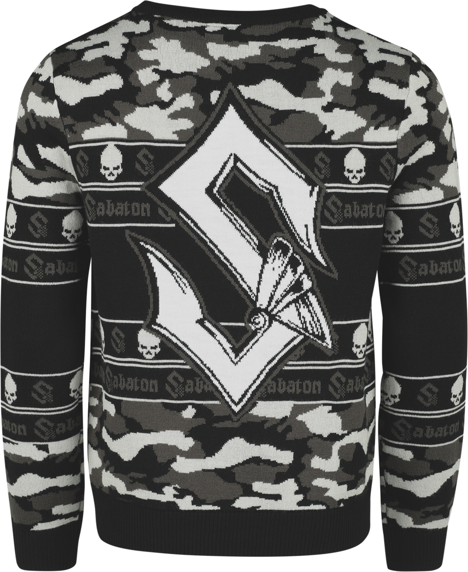 Pull de Noël  de Sabaton - Holiday Sweater - M - pour Homme - multicolore - Sabaton - View 2