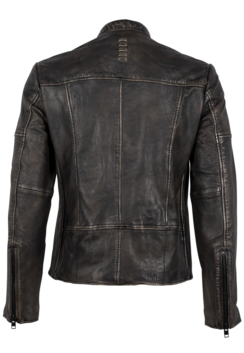 Veste en cuir  de Mauritius - G2MAryn - S à 4XL - pour Homme - noir - Mauritius - View 2