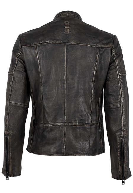 Veste en cuir  de Mauritius - G2MAryn - S à 4XL - pour Homme - noir - Mauritius - View 2