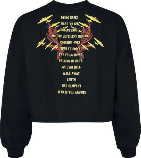 Sweat-shirt  de Five Finger Death Punch - War Is The Answer - M à XXL - pour Femme - noir - Five Finger Death Punch - View 2