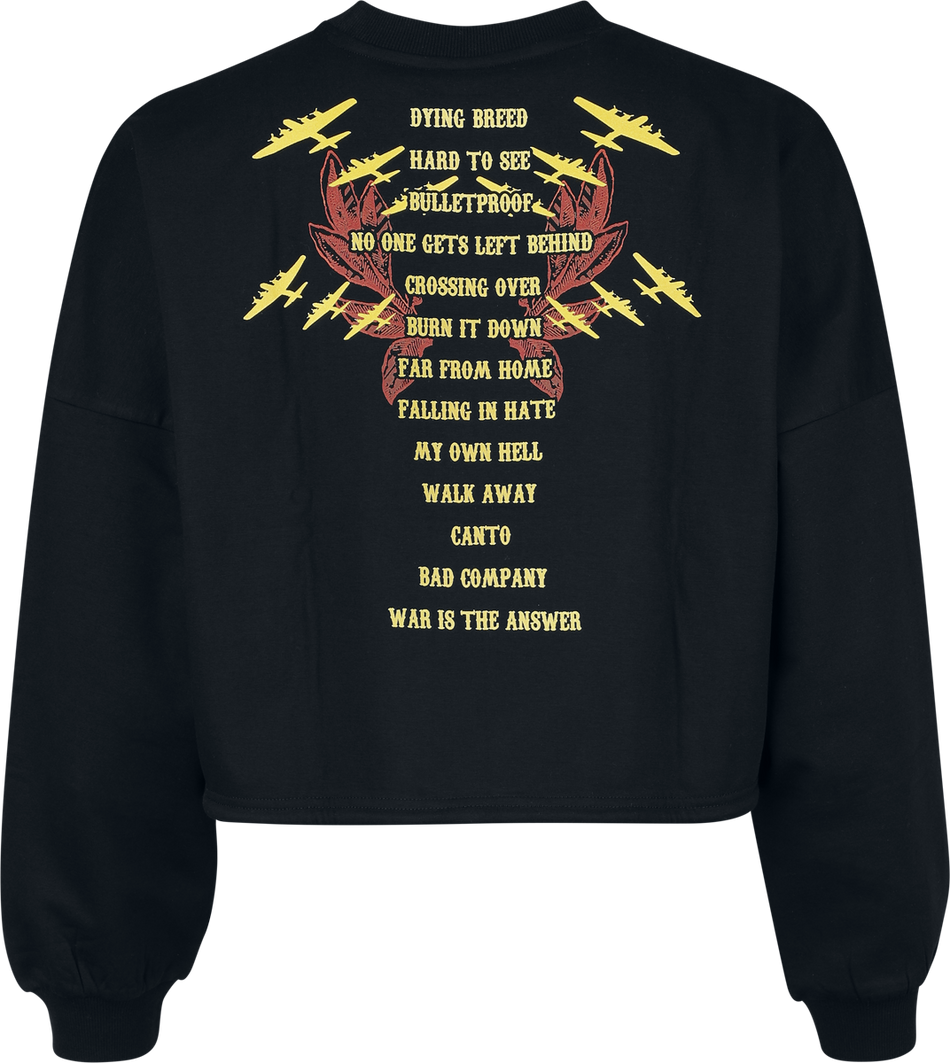 Sweat-shirt  de Five Finger Death Punch - War Is The Answer - M à XXL - pour Femme - noir - Five Finger Death Punch - View 2