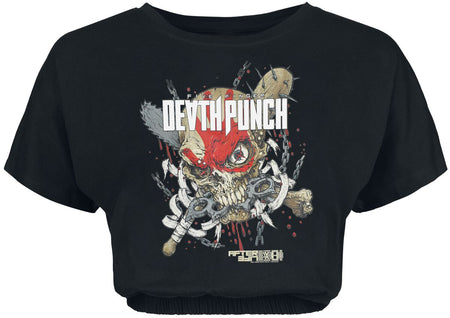 T-Shirt Manches courtes  de Five Finger Death Punch - Death - M à XXL - pour Femme - noir - Five Finger Death Punch