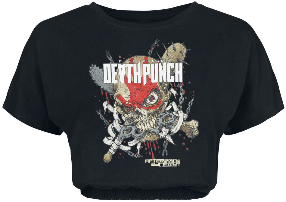 T-Shirt Manches courtes  de Five Finger Death Punch - Death - M à XXL - pour Femme - noir - Five Finger Death Punch
