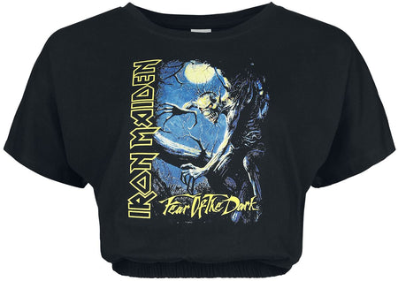 T-Shirt Manches courtes  de Iron Maiden - Fear - L à XXL - pour Femme - noir - Iron Maiden