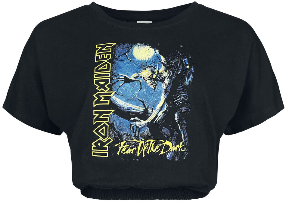 T-Shirt Manches courtes  de Iron Maiden - Fear - L à XXL - pour Femme - noir - Iron Maiden
