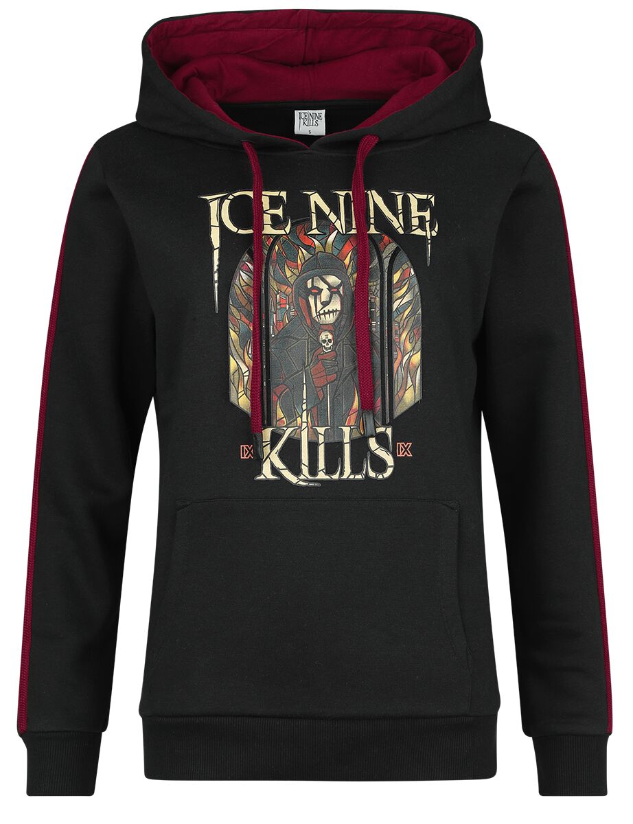 Sweat-shirt à capuche  de Ice Nine Kills - Demon - XS à XXL - pour Femme - noir/rouge - Ice Nine Kills
