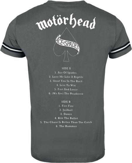 T-Shirt Manches courtes  de Motörhead - Ace Of Spades - S à L - pour Homme - gris - Motörhead - View 2