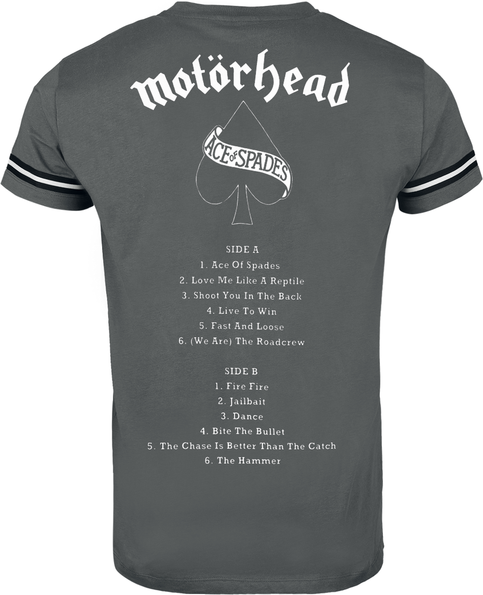 T-Shirt Manches courtes  de Motörhead - Ace Of Spades - S à L - pour Homme - gris - Motörhead - View 2