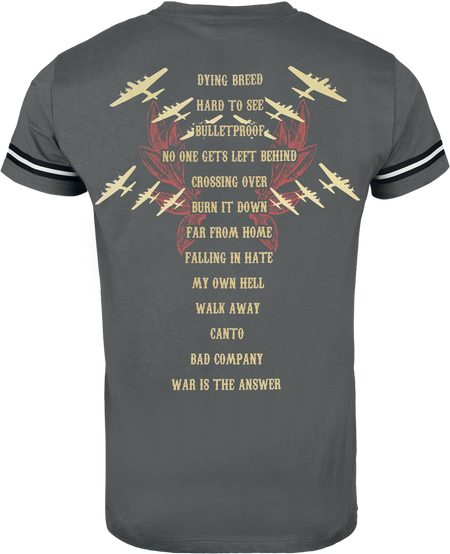 T-Shirt Manches courtes  de Five Finger Death Punch - War Is The Answer - S à L - pour Homme - gris - Five Finger Death Punch - View 2