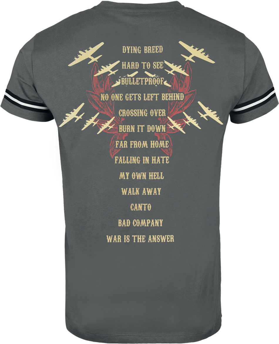 T-Shirt Manches courtes  de Five Finger Death Punch - War Is The Answer - S à L - pour Homme - gris - Five Finger Death Punch - View 2