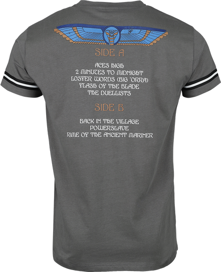 T-Shirt Manches courtes  de Iron Maiden - Powerslave - S à XXL - pour Homme - gris - Iron Maiden - View 2