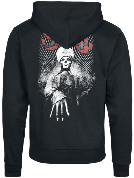 Sweat-shirt à capuche  de Ghost - Priest - M à XXL - pour Homme - noir/rouge - Ghost - View 2