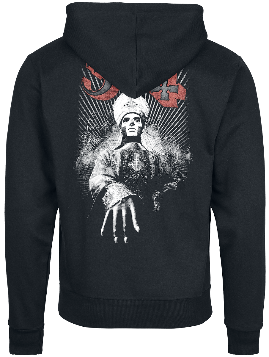 Sweat-shirt à capuche  de Ghost - Priest - M à XXL - pour Homme - noir/rouge - Ghost - View 2
