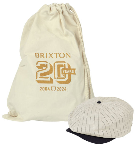 Bonnet  de Brixton - 20th Anniversary Brood Snap Cap - pour Unisexe - crème - brixton