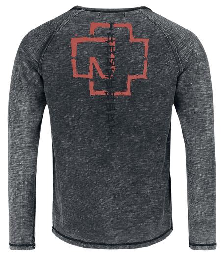 T-shirt manches longues  de Rammstein - Sonne - S à 5XL - pour Homme - gris - Rammstein - View 2