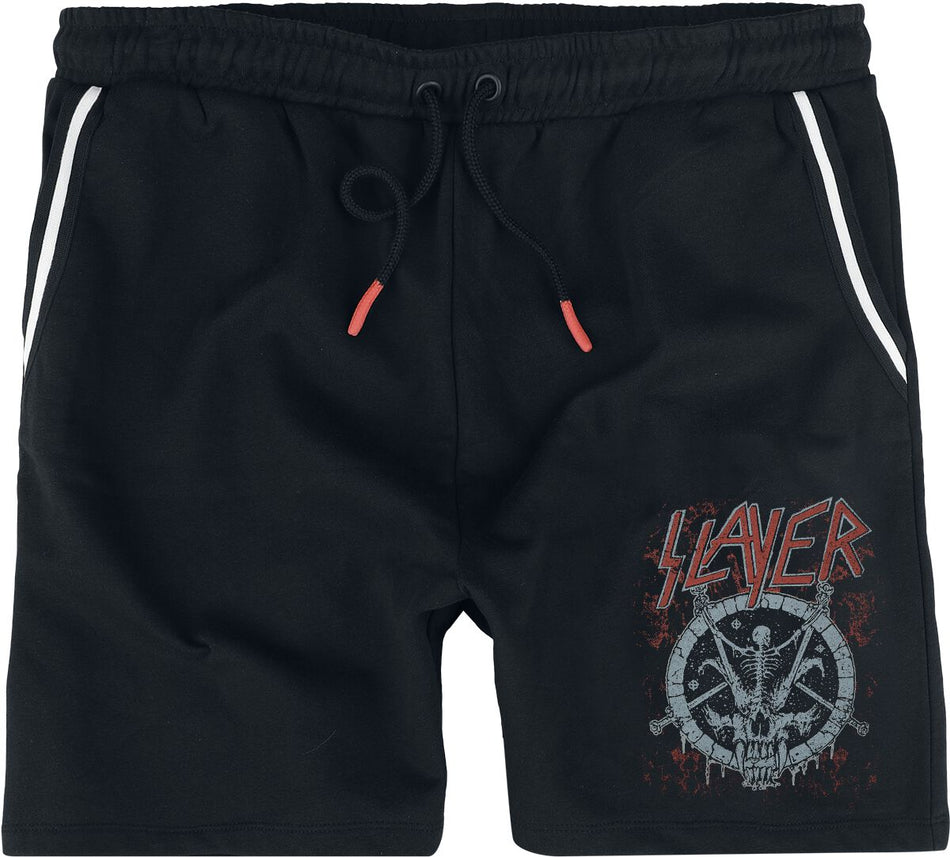 Short  de Slayer - Circle - S à XXL - pour Homme - noir - Slayer