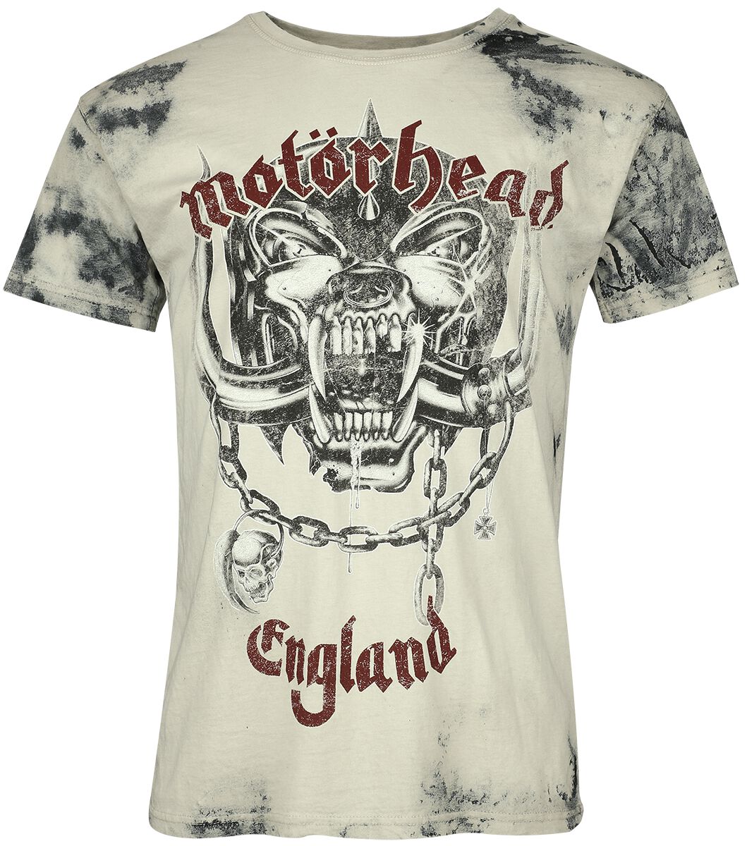 T-Shirt Manches courtes  de Motörhead - Logo England - S à 4XL - pour Homme - gris - Motörhead
