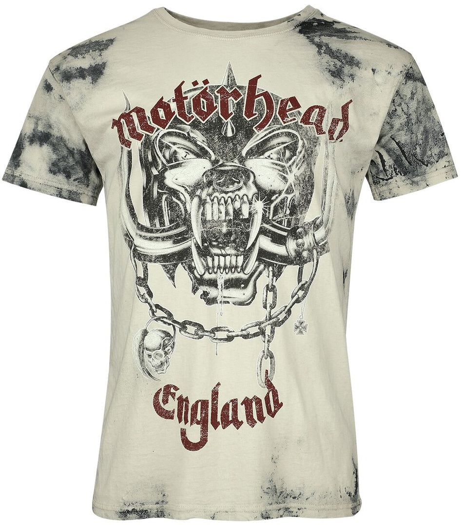 T-Shirt Manches courtes  de Motörhead - Logo England - S à 4XL - pour Homme - gris - Motörhead
