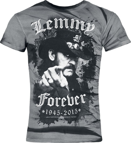 T-Shirt Manches courtes  de Motörhead - Lemmy - S à 4XL - pour Homme - gris - Motörhead
