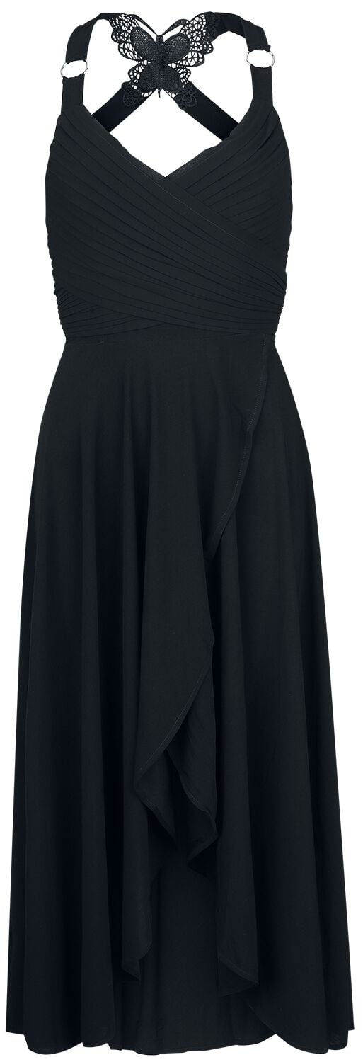Robe mi-longue Gothic de Ocultica - Gothic - Dress - XS à 4XL - pour Femme - noir - Ocultica