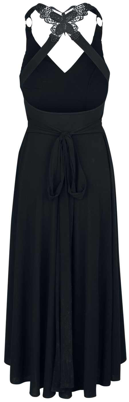 Robe mi-longue Gothic de Ocultica - Gothic - Dress - XS à 4XL - pour Femme - noir - Ocultica - View 2
