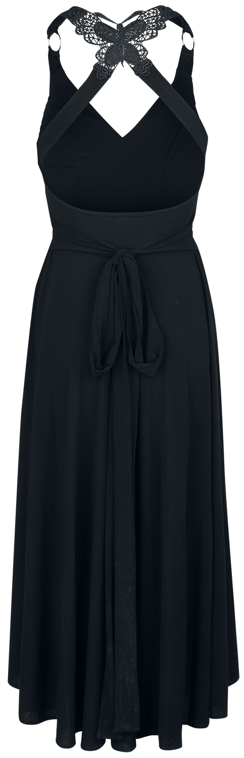 Robe mi-longue Gothic de Ocultica - Gothic - Dress - XS à 4XL - pour Femme - noir - Ocultica - View 2