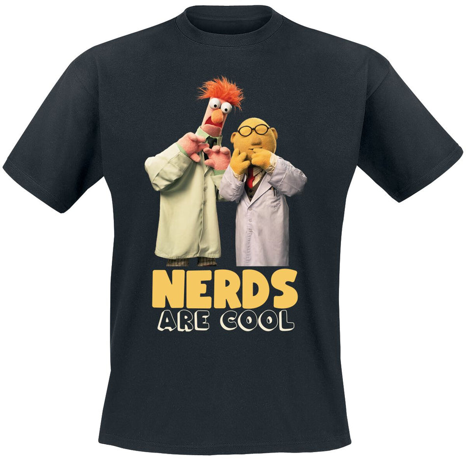 T-Shirt Manches courtes  de Le Muppet Show - Nerds Are Cool - M à 5XL - pour Homme - noir - Le Muppet Show