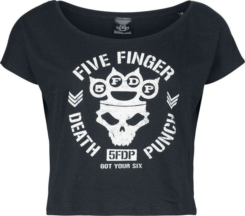T-Shirt Manches courtes  de Five Finger Death Punch - Logo - M à XXL - pour Femme - noir - Five Finger Death Punch