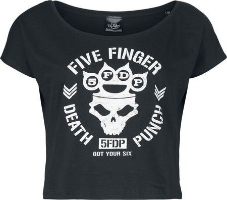 T-Shirt Manches courtes  de Five Finger Death Punch - Logo - M à XXL - pour Femme - noir - Five Finger Death Punch