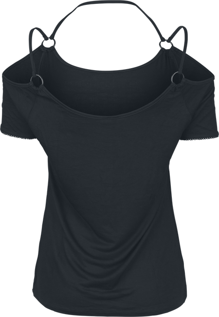 T-Shirt Manches courtes  de Five Finger Death Punch - Red Logo - M - pour Femme - noir - Five Finger Death Punch - View 2