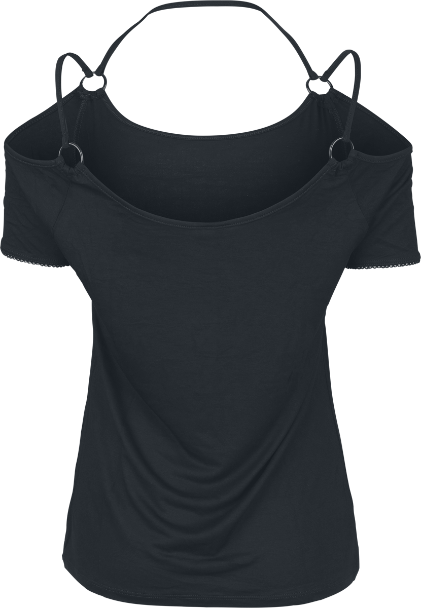 T-Shirt Manches courtes  de Five Finger Death Punch - Red Logo - M - pour Femme - noir - Five Finger Death Punch - View 2
