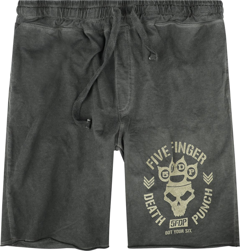 Short  de Five Finger Death Punch - Logo - S à XL - pour Homme - gris - Five Finger Death Punch
