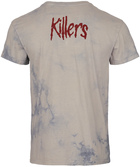 T-Shirt Manches courtes  de Iron Maiden - Killers - S à 3XL - pour Homme - blanc/gris - Iron Maiden - View 2