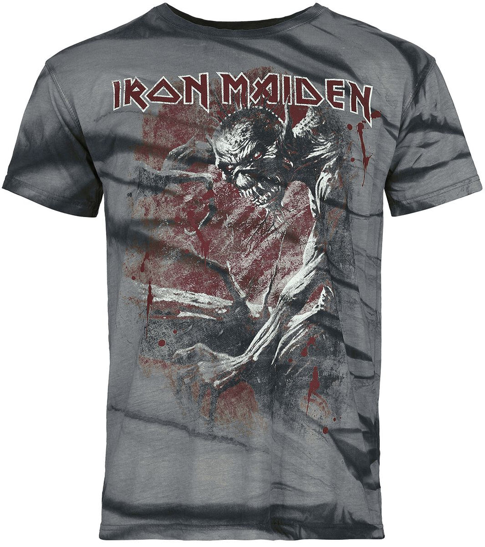 T-Shirt Manches courtes  de Iron Maiden - Logo - S à 4XL - pour Homme - gris - Iron Maiden