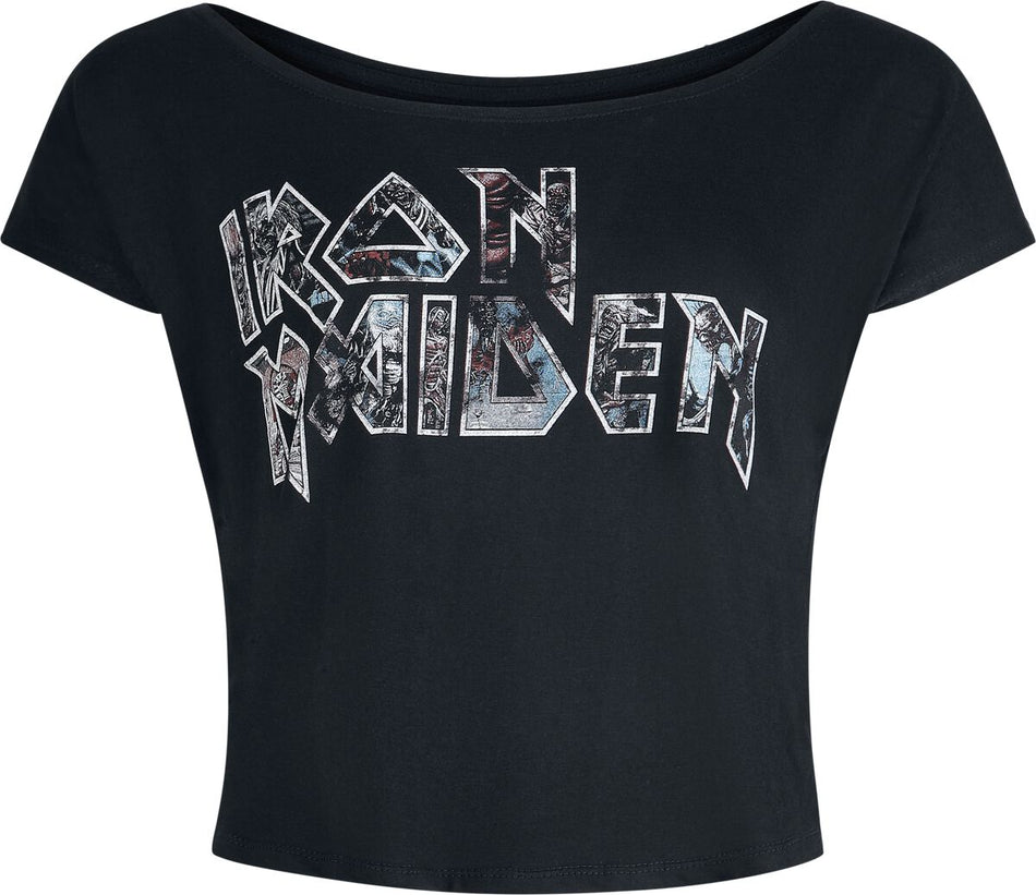 T-Shirt Manches courtes  de Iron Maiden - Logo - S à XXL - pour Femme - noir - Iron Maiden
