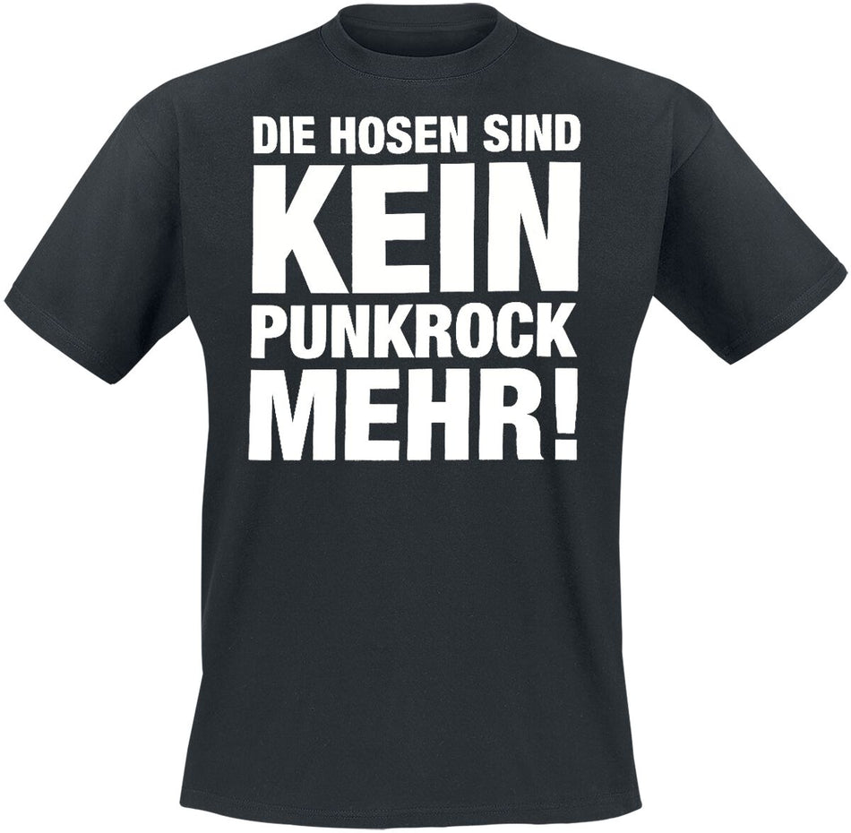 T-Shirt Manches courtes  de Die Toten Hosen - Die Hosen Sind Kein Punkrock Mehr! - M à L - pour Homme - noir - Die Toten Hosen