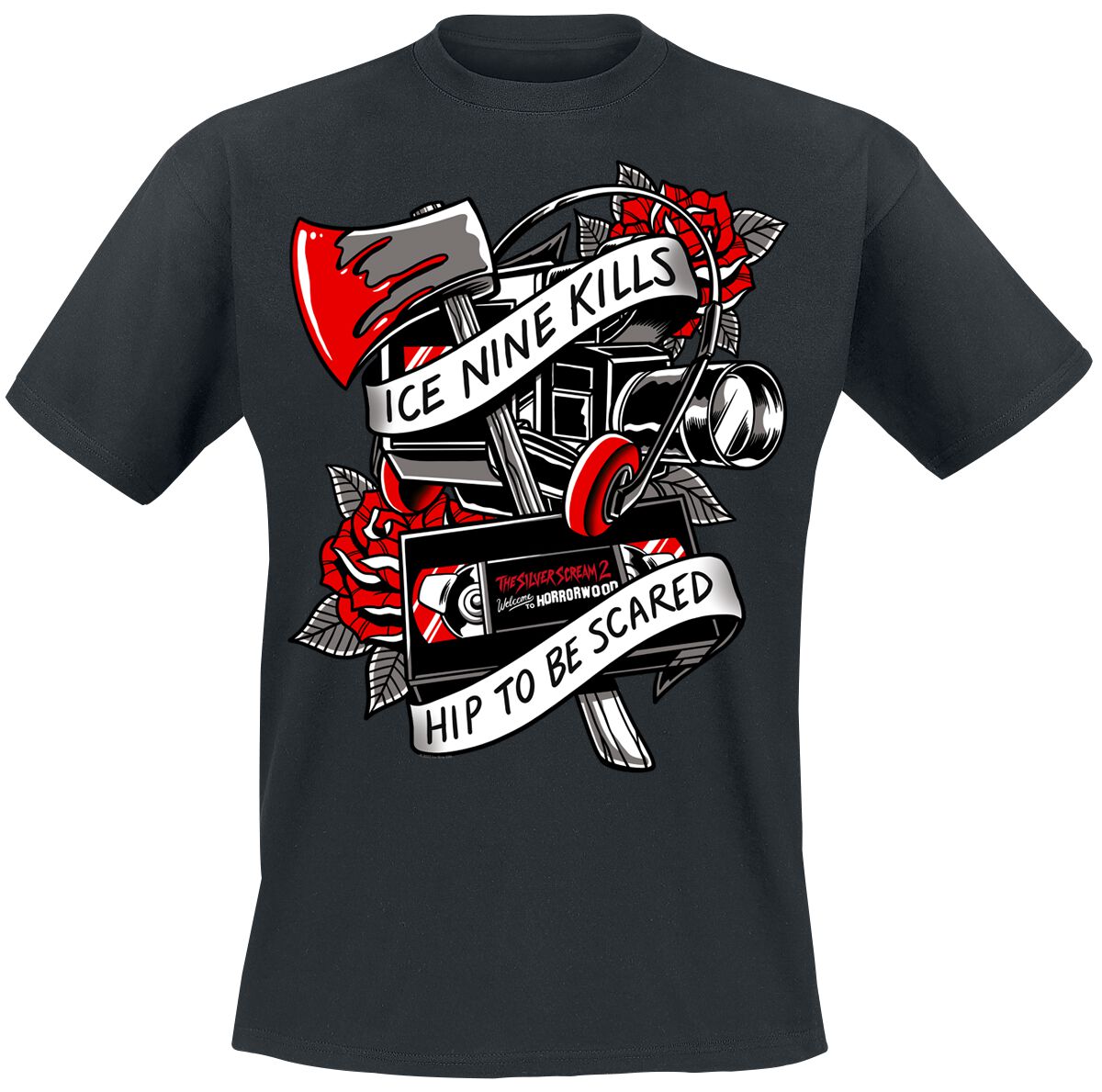T-Shirt Manches courtes  de Ice Nine Kills - Hip To Be Scared - S à 4XL - pour Homme - noir - Ice Nine Kills
