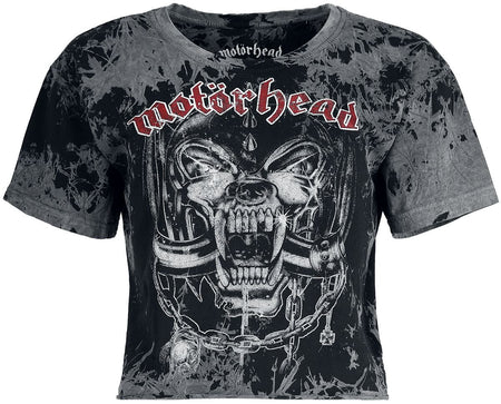 T-Shirt Manches courtes  de Motörhead - Logo - M à XL - pour Femme - gris - Motörhead