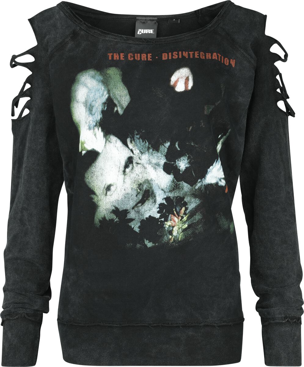 Sweat-shirt  de The Cure - Disintegration - S à XL - pour Femme - anthracite - The Cure