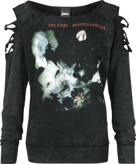 Sweat-shirt  de The Cure - Disintegration - S à XL - pour Femme - anthracite - The Cure