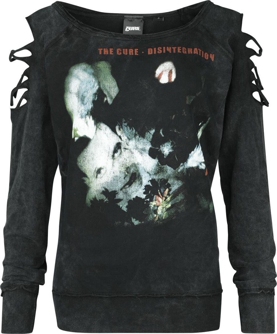 Sweat-shirt  de The Cure - Disintegration - S à XL - pour Femme - anthracite - The Cure