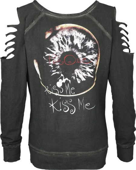Sweat-shirt  de The Cure - Kiss Me - S à XXL - pour Femme - anthracite - The Cure - View 2