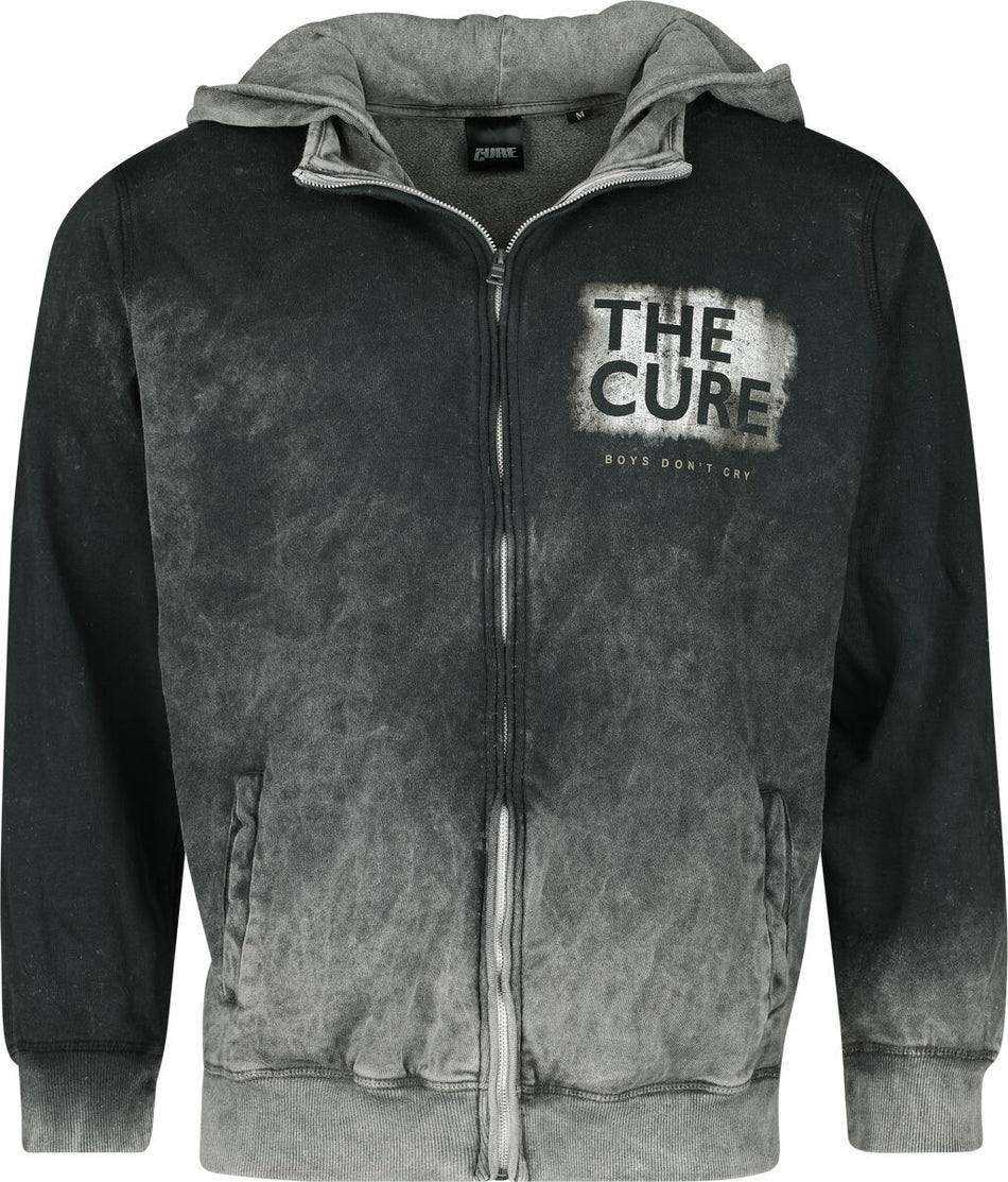Sweat-shirt zippé à capuche  de The Cure - Boys Don't Cry - S à XXL - pour Homme - gris - The Cure