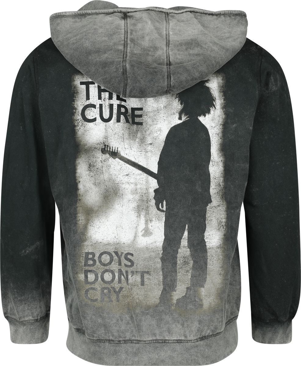Sweat-shirt zippé à capuche  de The Cure - Boys Don't Cry - S à XXL - pour Homme - gris - The Cure - View 2